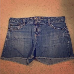 Denim shorts
